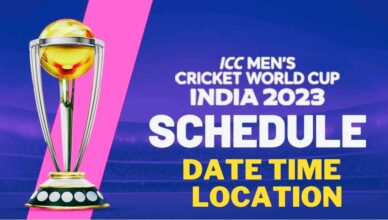 cricket world cup 2023 schedule