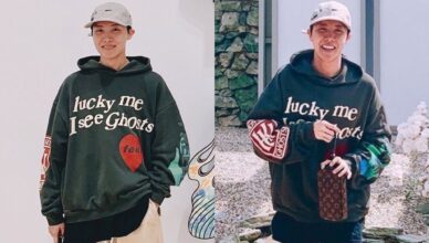 Lucky Me I See Ghosts Hoodie